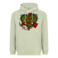 Matcha love is wild with bullskull olivia Heavyweight Hoodie - OliviaCreatesArt