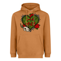 Love Is Wild With Bullskull Olivia Heavyweight Hoodie | Teevron