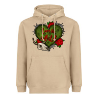 Mushroom love is wild with bullskull olivia Heavyweight Hoodie - OliviaCreatesArt