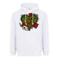 White love is wild with bullskull olivia Heavyweight Hoodie - OliviaCreatesArt