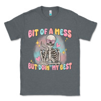 Charcoal Heather bit of a mess but doing my best Classic Tee - MaliasSmallBusiness