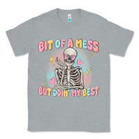 Heather Grey bit of a mess but doing my best Classic Tee - MaliasSmallBusiness