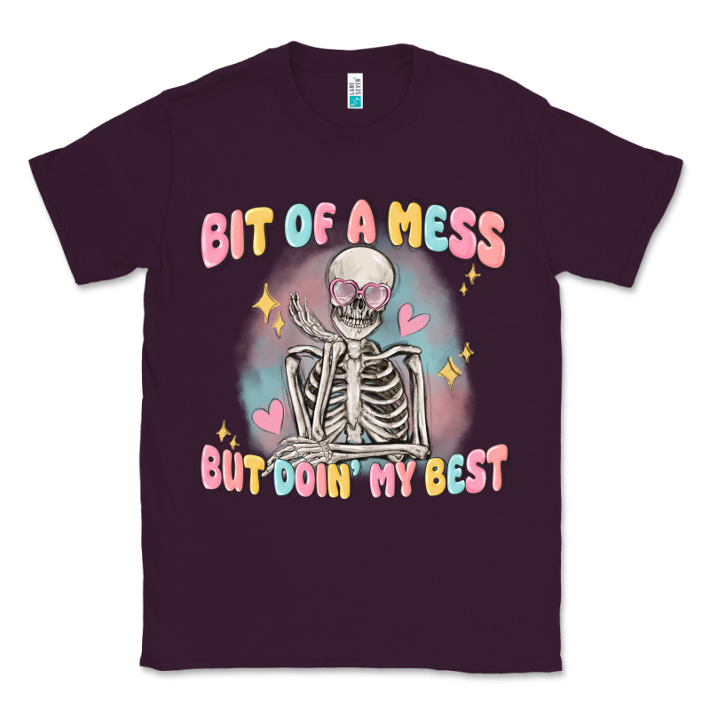 Bit Of A Mess But Doing My Best Classic Tee by MaliasSmallBusiness | Teevron