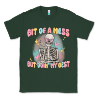 Sports Green bit of a mess but doing my best Classic Tee - MaliasSmallBusiness
