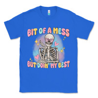True Royal bit of a mess but doing my best Classic Tee - MaliasSmallBusiness