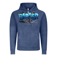 Vintage Denim barber life Vintage Hoodie - NancyCooperArtShop