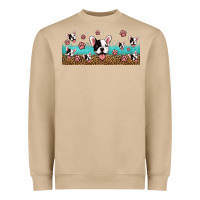 Mushroom french bulldogs Heavyweight Sweatshirt - Jasminsmagicworld