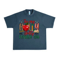 Midnight Navy in my holly jolly teacher era Urban Heavy Tee - MaliasSmallBusiness