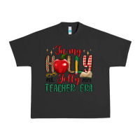 Pigment Black in my holly jolly teacher era Urban Heavy Tee - MaliasSmallBusiness