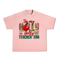 Salmon in my holly jolly teacher era Urban Heavy Tee - MaliasSmallBusiness