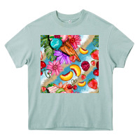 Arona flowers ice cream fruit Heavy Core Tee - BundleAndBundleShop