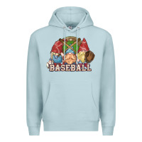 Blue Mist Baseball gnomies Premium Hoodie - HowdyJamesFarm