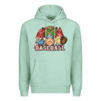 Seafoam Baseball gnomies Premium Hoodie - HowdyJamesFarm