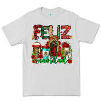 Dove Grey feliz navidad lady of Guadalupe christmas coffee Premium Tee - Jasminsmagicworld