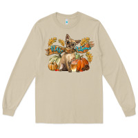 Mushroom Hello Autumn With Chihuahua Dog Long Sleeve Tee - LillyAllenDesigns