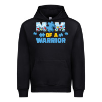 Black LIL Autism Mom Urban Hoodie - CowhideDigitalArt