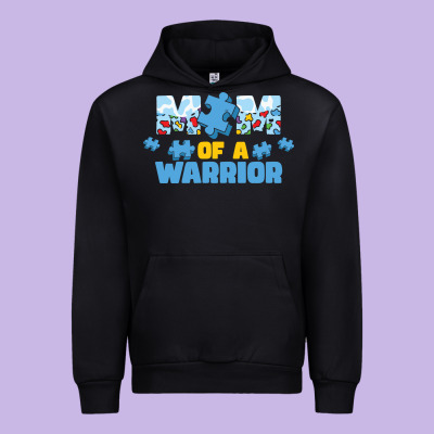 Lil Autism Mom Urban Hoodie Designed By Cowhidedigitalart