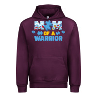 Mauve Wine LIL Autism Mom Urban Hoodie - CowhideDigitalArt