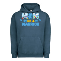 Pigment Midnight Navy LIL Autism Mom Urban Hoodie - CowhideDigitalArt