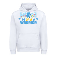 White LIL Autism Mom Urban Hoodie - CowhideDigitalArt