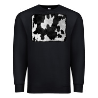 Black Cowhide Premium Sweatshirt - CowCowDesign