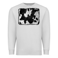 Dove Grey Cowhide Premium Sweatshirt - CowCowDesign