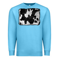 Ocean Blue Cowhide Premium Sweatshirt - CowCowDesign