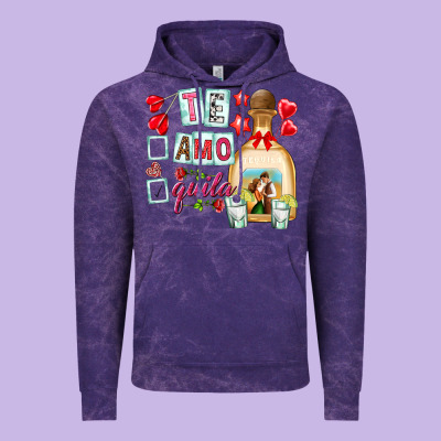 Te Amo Te Quila Vintage Hoodie Designed By Nancycooperartshop