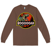 Chestnut t rex roaring Long Sleeve Tee - RanaPortraitStore