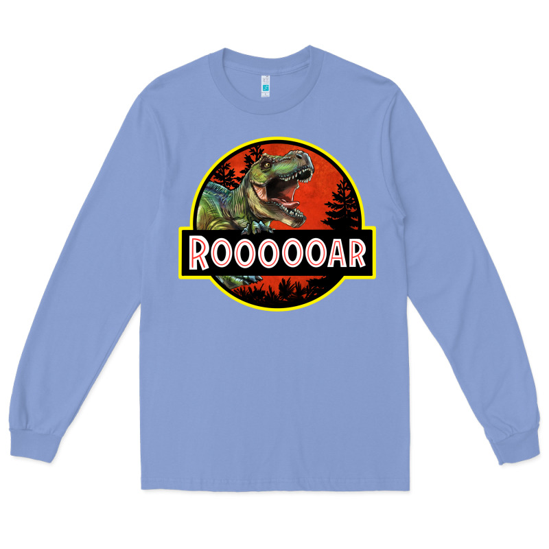T Rex Roaring Long Sleeve Tee by RanaPortraitStore | Teevron