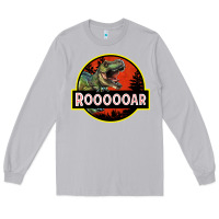 Moon Dust t rex roaring Long Sleeve Tee - RanaPortraitStore