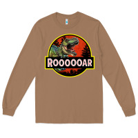 Toasted Coconut t rex roaring Long Sleeve Tee - RanaPortraitStore