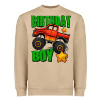 Mushroom birthday boy monster truck Heavyweight Sweatshirt - Jasminsmagicworld