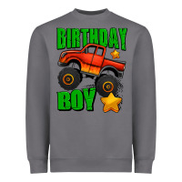 Storm birthday boy monster truck Heavyweight Sweatshirt - Jasminsmagicworld