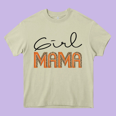 Girl Mama Heavy Core Tee Designed By Jahusdesignshop