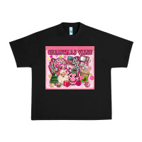 Black 3d retro pink christmas vibes Urban Heavy Tee - MaliasSmallBusiness