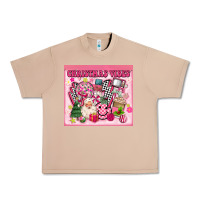 Burro 3d retro pink christmas vibes Urban Heavy Tee - MaliasSmallBusiness