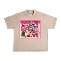 French Oak 3d retro pink christmas vibes Urban Heavy Tee - MaliasSmallBusiness