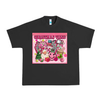 Pigment Black 3d retro pink christmas vibes Urban Heavy Tee - MaliasSmallBusiness