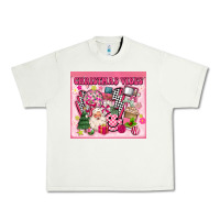 Pistachio 3d retro pink christmas vibes Urban Heavy Tee - MaliasSmallBusiness