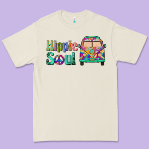 Hippie Soul Caravan Premium Tee Designed By Barkaloodesign