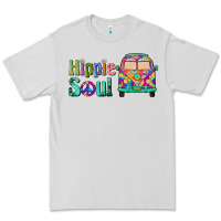 Dove Grey hippie soul caravan Premium Tee - BarkalooDesign