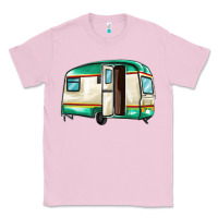 Bubblegum Pink caravan Classic Tee - MaliasSmallBusiness