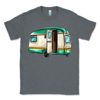 Charcoal Heather caravan Classic Tee - MaliasSmallBusiness