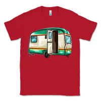 Red caravan Classic Tee - MaliasSmallBusiness