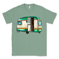 Sage caravan Classic Tee - MaliasSmallBusiness