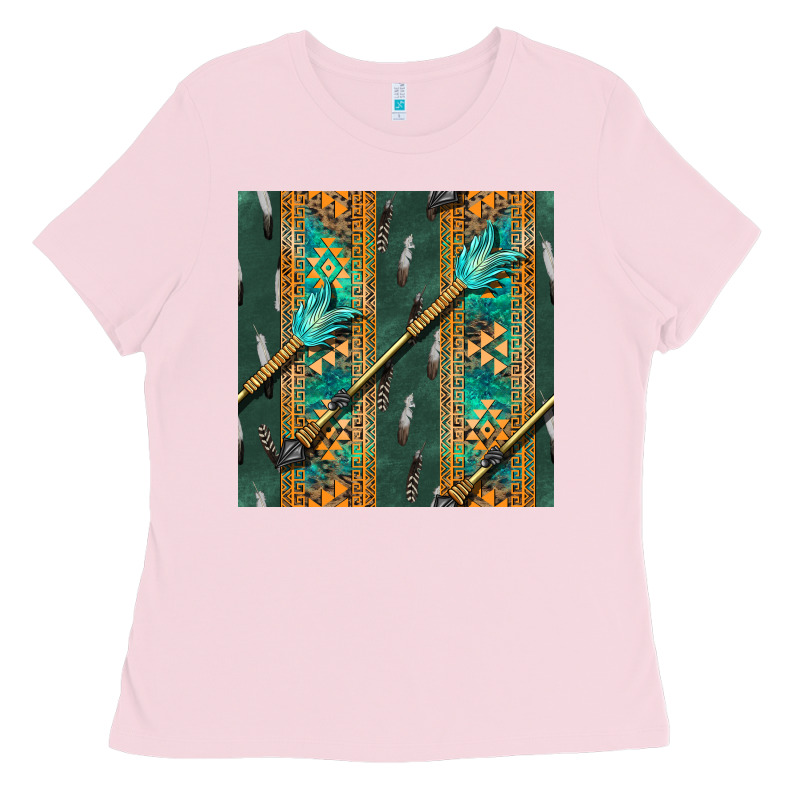 Aztec And Arrow Ladies Tee by BundleAndBundleShop | Teevron