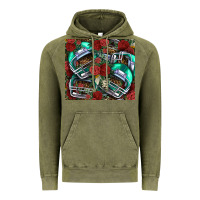 Vintage Olive floral american football  helmet Vintage Hoodie - NancyCooperArtShop