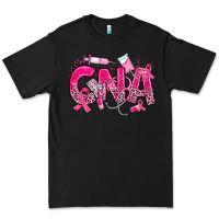 Black breast cancer cna certified nursing assistant Premium Tee - JahusDesignShop