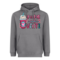 Storm v is for valentine venti coffee cup Heavyweight Hoodie - OliviaCreatesArt